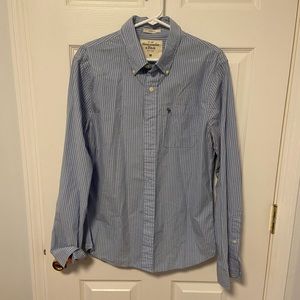 Light blue striped dress shirt